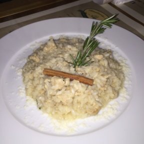 Gluten-free cinnamon risotto from Risotteria Melotti